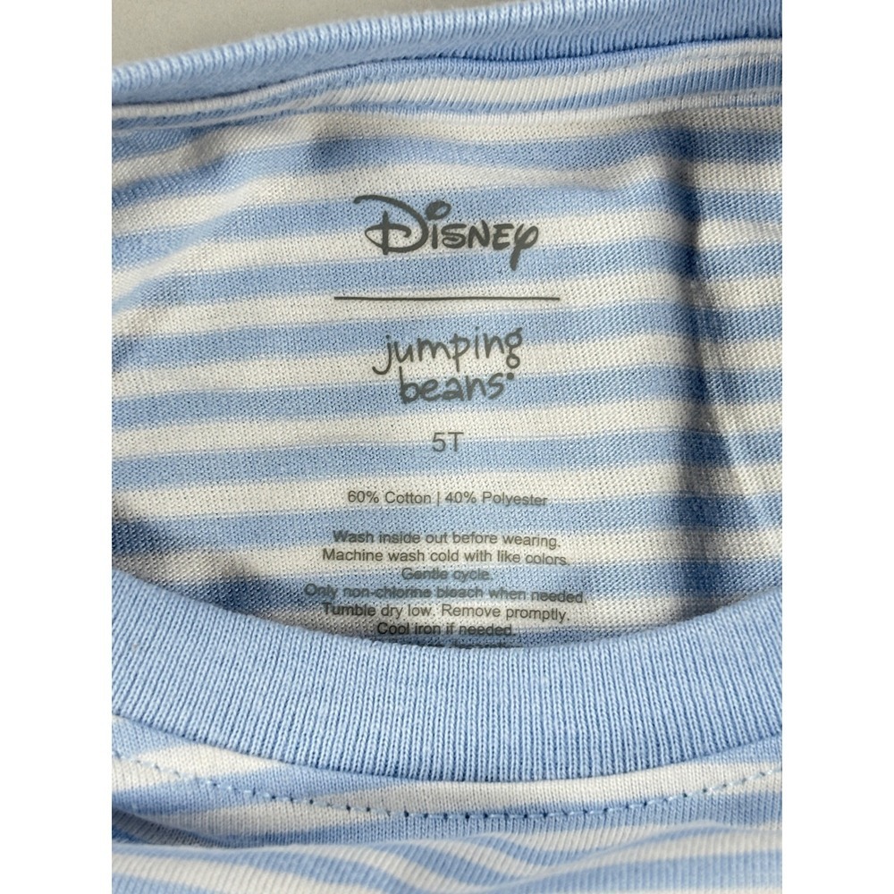 Jumping Beans Girls Disney Mickey Paris & Besties Bear Tee 2PK 5T Blue Cream‎ - Picture 9 of 10